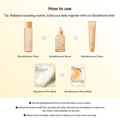 Abib Glow Collagen Mask Glutathione Film (Single Sheet)