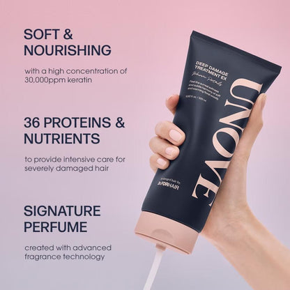 UNOVE Deep Damage Treatment Ex (Warm Petals) 320ml