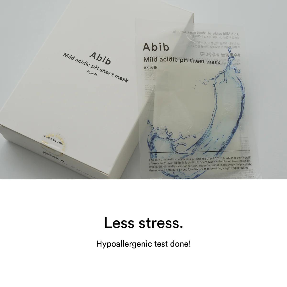 Abib Mild Acidic pH Sheet Mask Aqua Fit (Single Sheet)