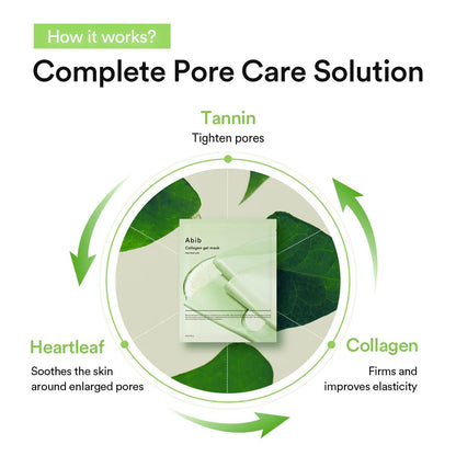 Abib Collagen Gel Mask Heartleaf Jelly (Single Sheet)
