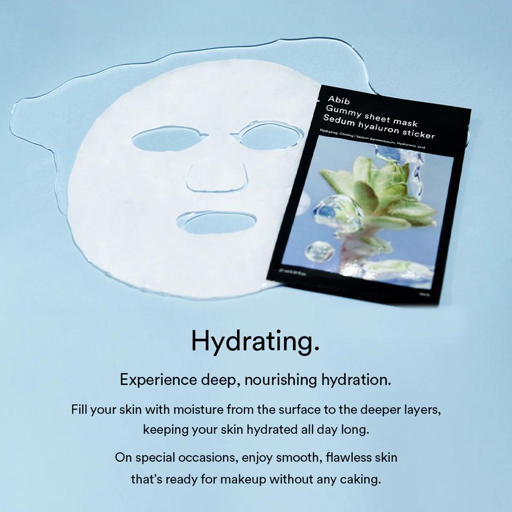 Abib Gummy Sheet Mask Sedum Hyaluron Sticker (Single Sheet)