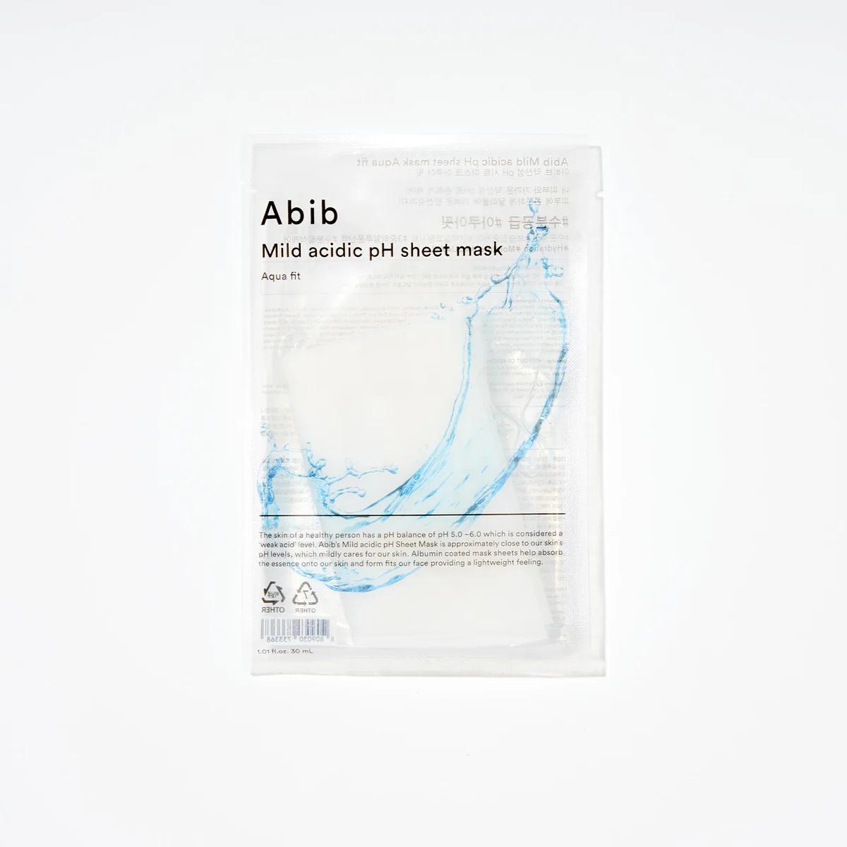 Abib Mild Acidic pH Sheet Mask Aqua Fit (Single Sheet)