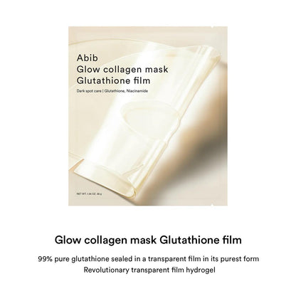 Abib Glow Collagen Mask Glutathione Film (Single Sheet)