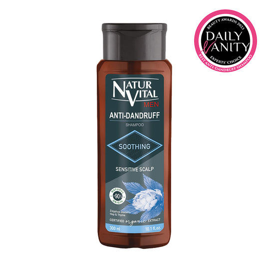 NaturVital Anti-Dandruff Shampoo (Men) - Sensitive Scalp (300ml)