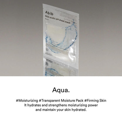 Abib Mild Acidic pH Sheet Mask Aqua Fit (Single Sheet)
