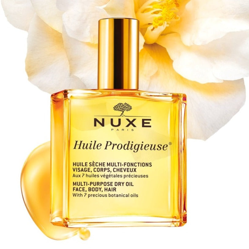 (Bundle) NUXE Huile Prodigieuse Multi-purpose Dry Oil (100ml) + Very Rose Cleansing Foam (150ml) + 10ml Dry Oil