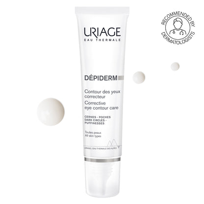 Uriage Depiderm Corrective Eye Contour Care 15ml for Dark Circles, Puffiness