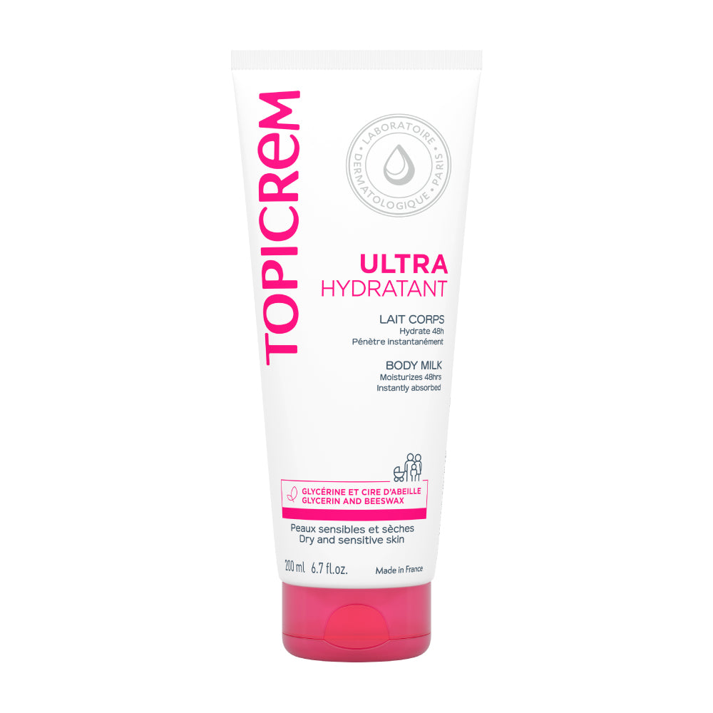 Topicrem Ultra-Moisturizing Body Milk (75ml, 200ml, 500ml)