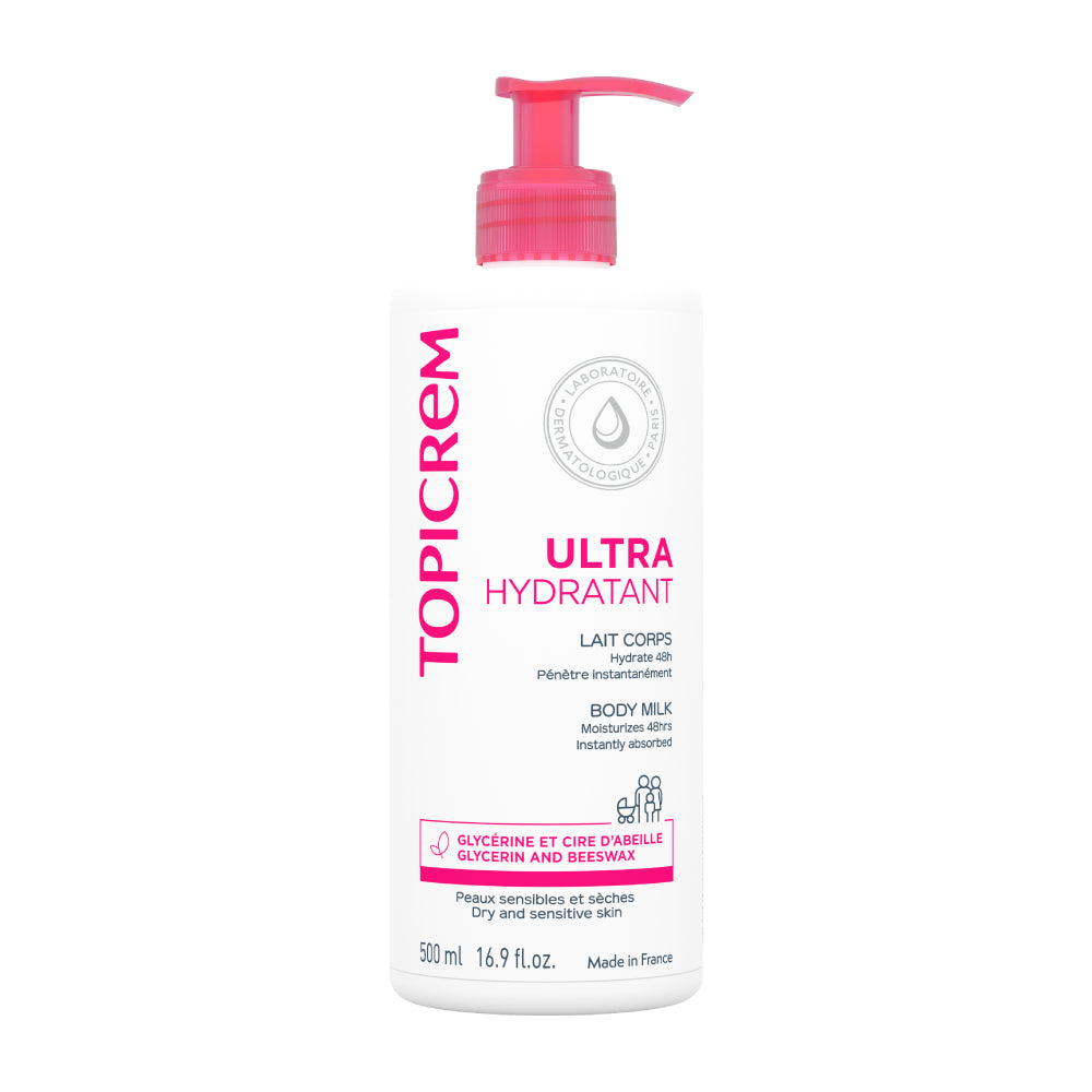 Topicrem Ultra-Moisturizing Body Milk (75ml, 200ml, 500ml)