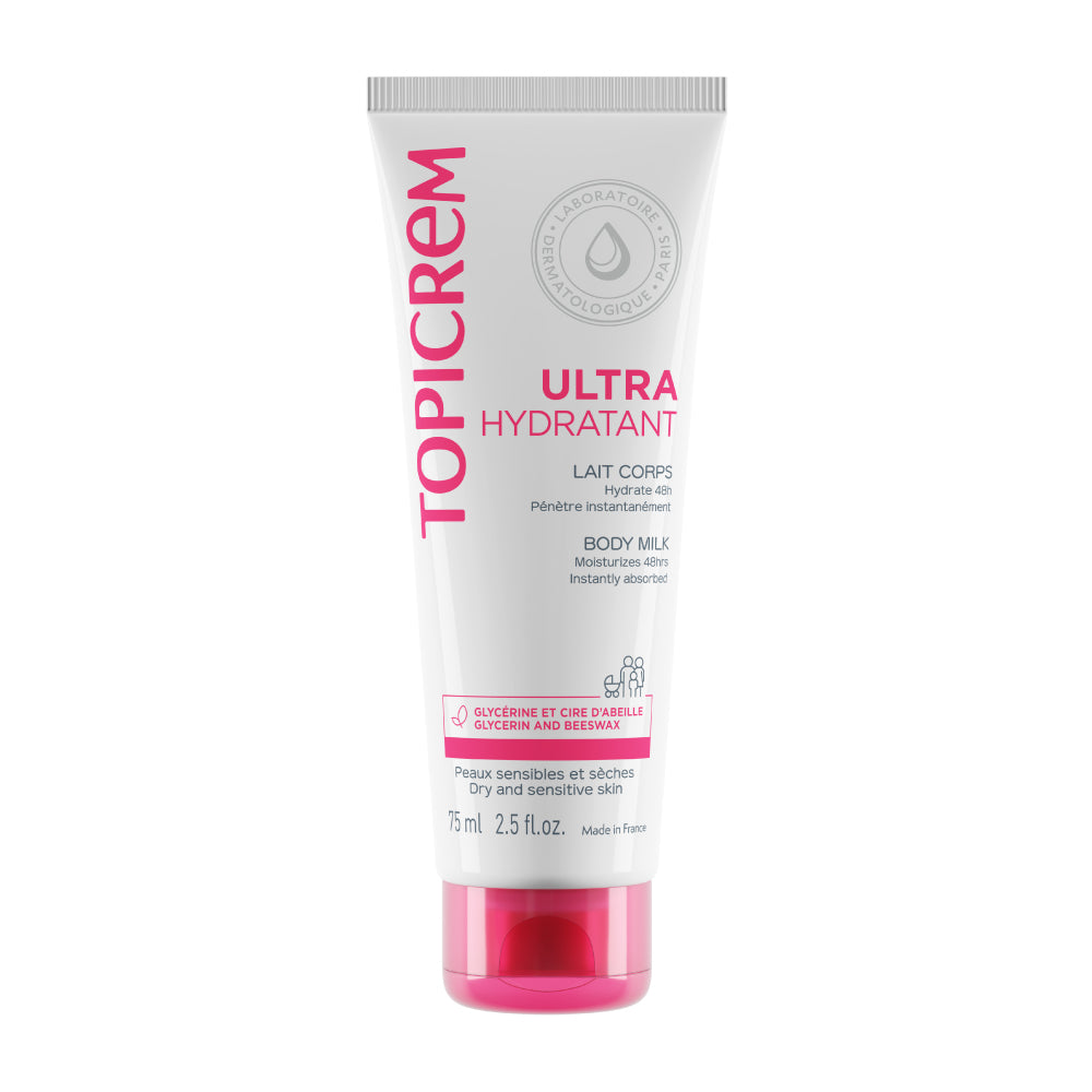 Topicrem Ultra-Moisturizing Body Milk (75ml, 200ml, 500ml)