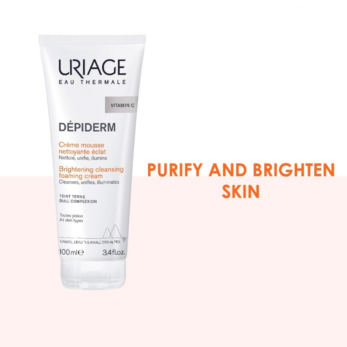 Uriage Depiderm Brightening Cleansing Foaming Cream 100ml