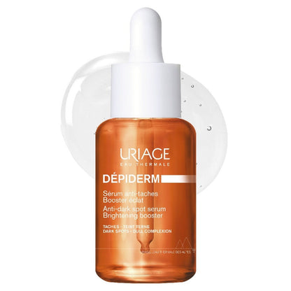 Uriage Depiderm Anti-dark Spot Brightening Booster Serum 30ml for Dark Spots, Dull Complexion