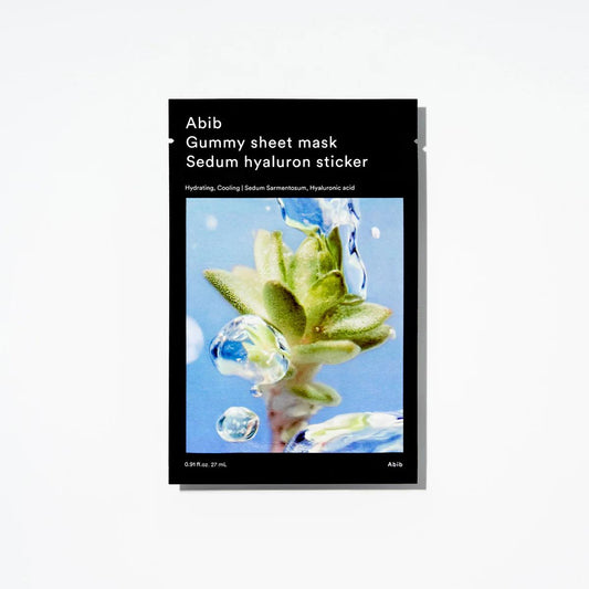 Abib Gummy Sheet Mask Sedum Hyaluron Sticker (Single Sheet)