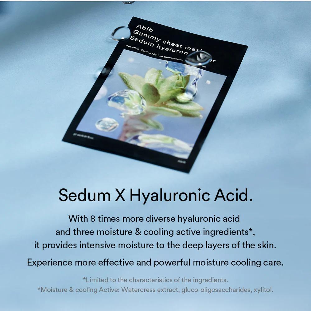 Abib Gummy Sheet Mask Sedum Hyaluron Sticker (Single Sheet)