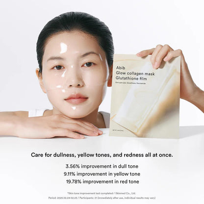 Abib Glow Collagen Mask Glutathione Film (Single Sheet)