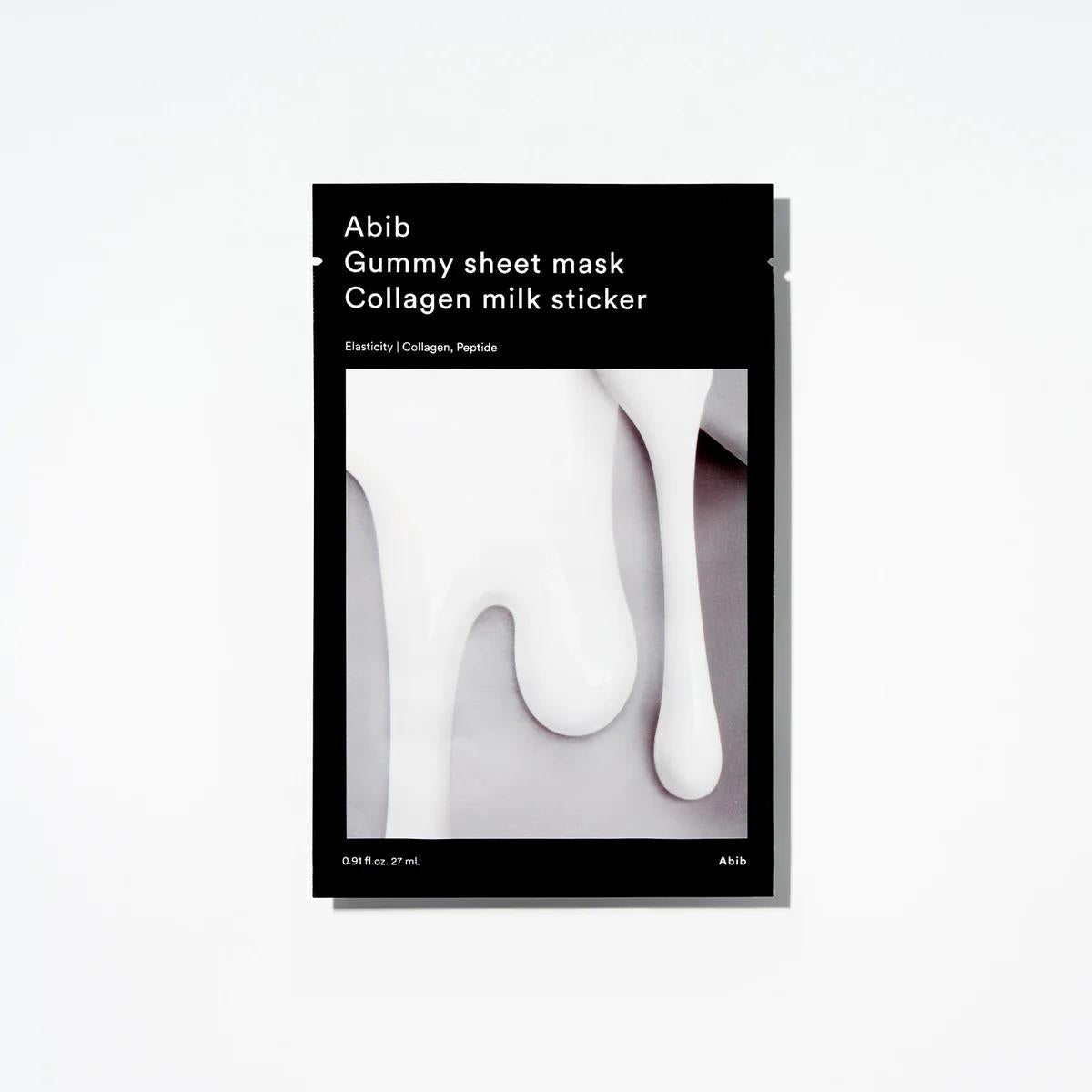 Abib Gummy Sheet Mask Collagen Milk Sticker (Single Sheet)