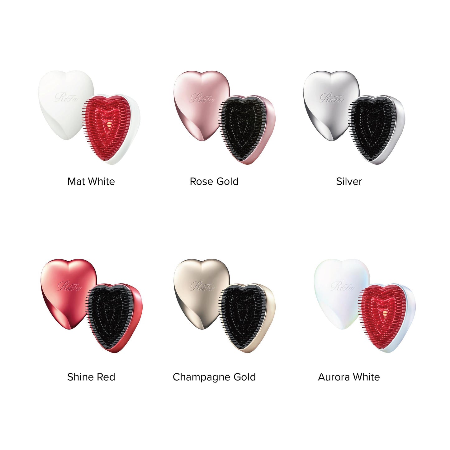 ReFa Heart Brush [6 Colours available]