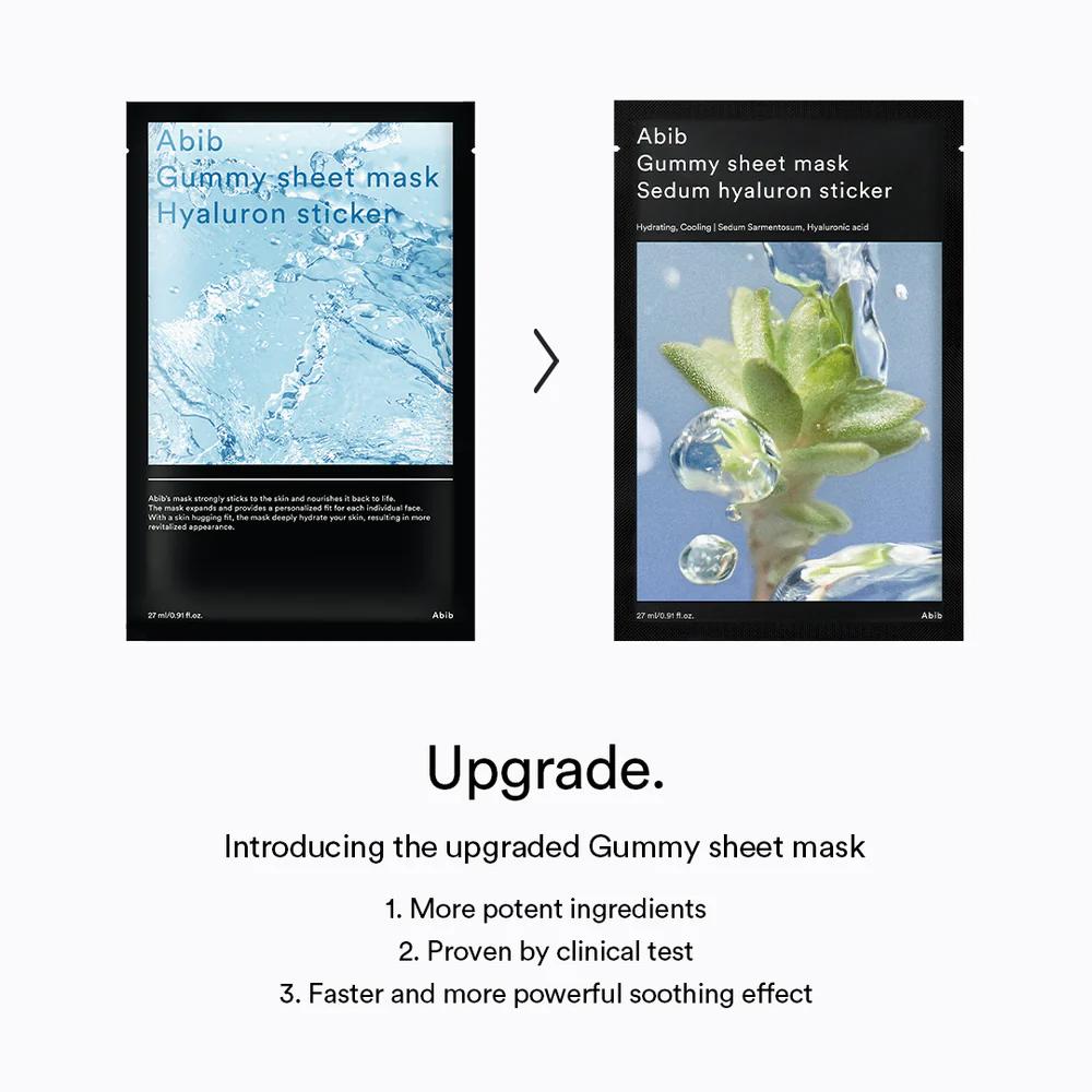 Abib Gummy Sheet Mask Sedum Hyaluron Sticker (Single Sheet)