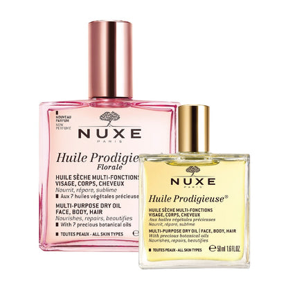 Nuxe HP Dry Oil 100ml + Nuxe HP Dry Oil 50ml (Original / Florale)