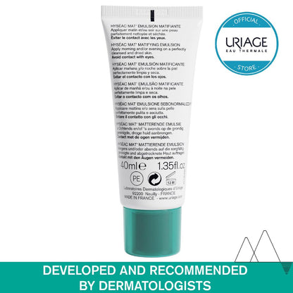 Uriage Hyséac Mat' Matifying  Emulsion