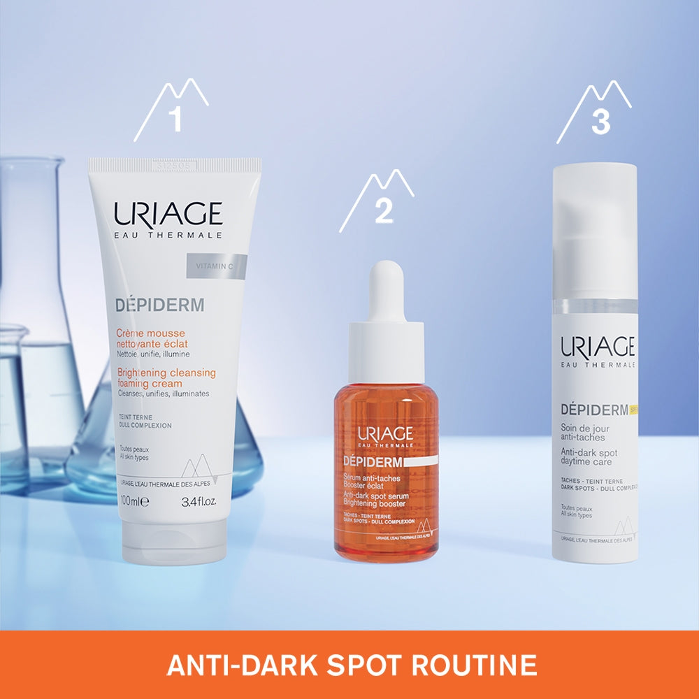 Uriage Depiderm Anti-dark Spot Brightening Booster Serum 30ml for Dark Spots, Dull Complexion