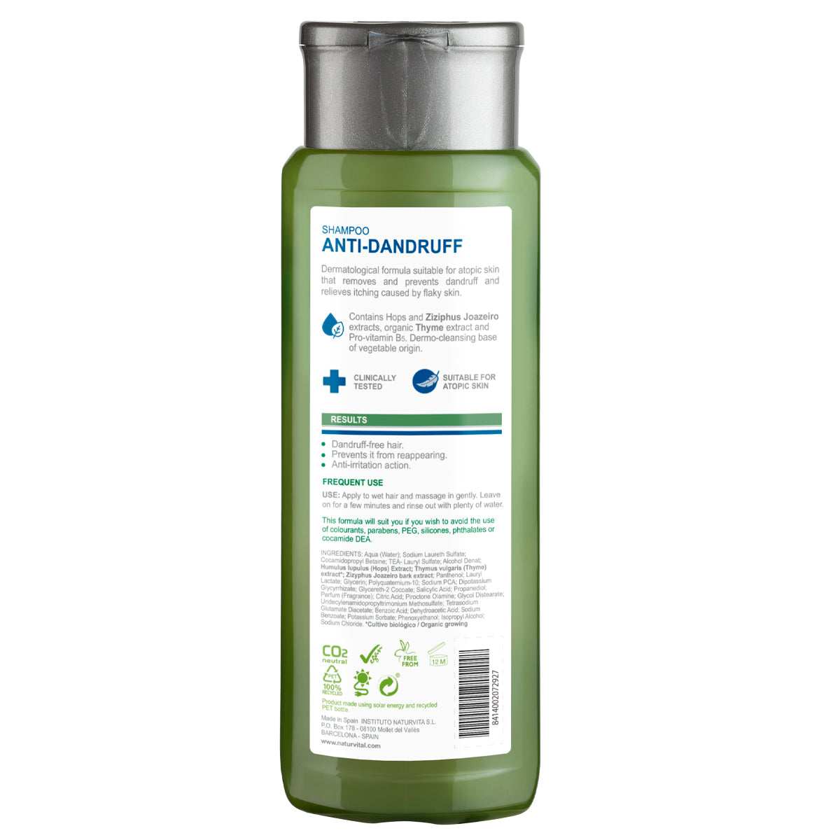 NaturVital Sensitive Anti-Dandruff Shampoo (Hops)