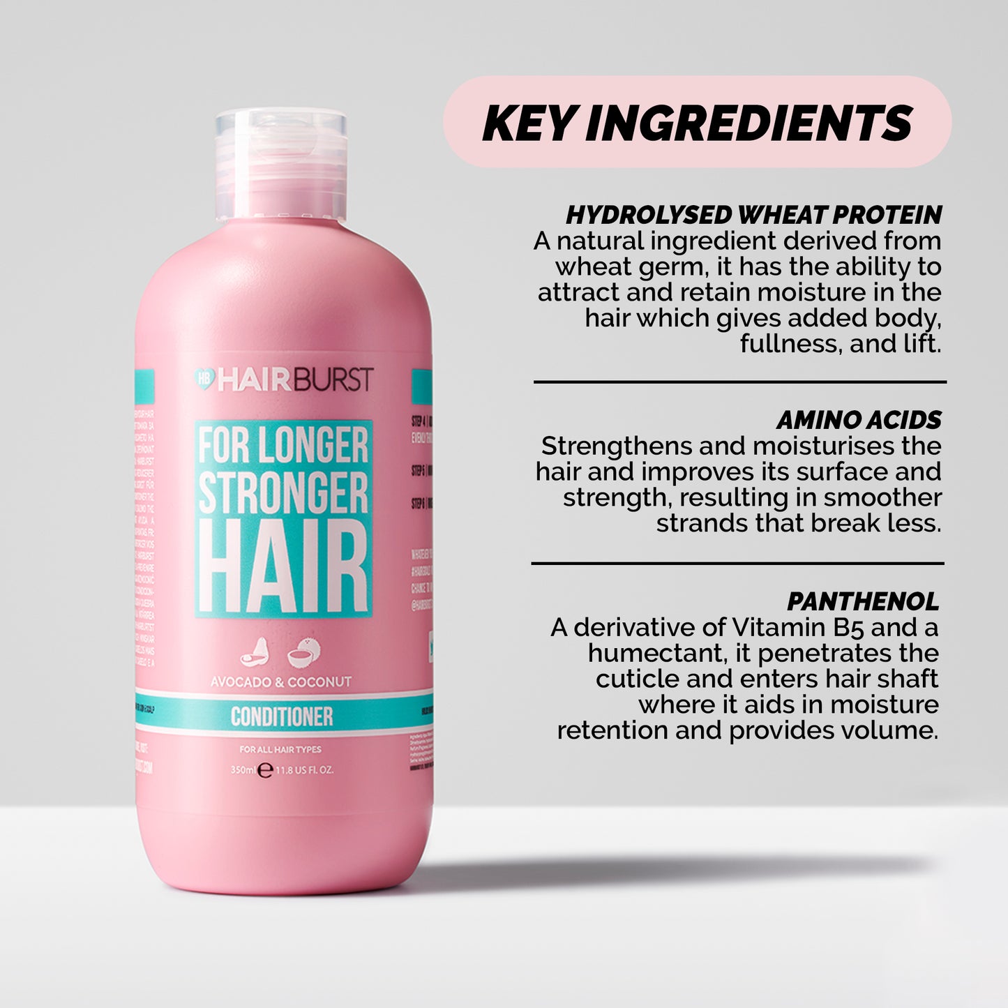 Hairburst Conditioner for Longer, Stronger Hair 350ml