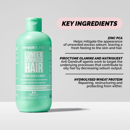 Hairburst Conditioner for Oily Scalp and Roots 350ml