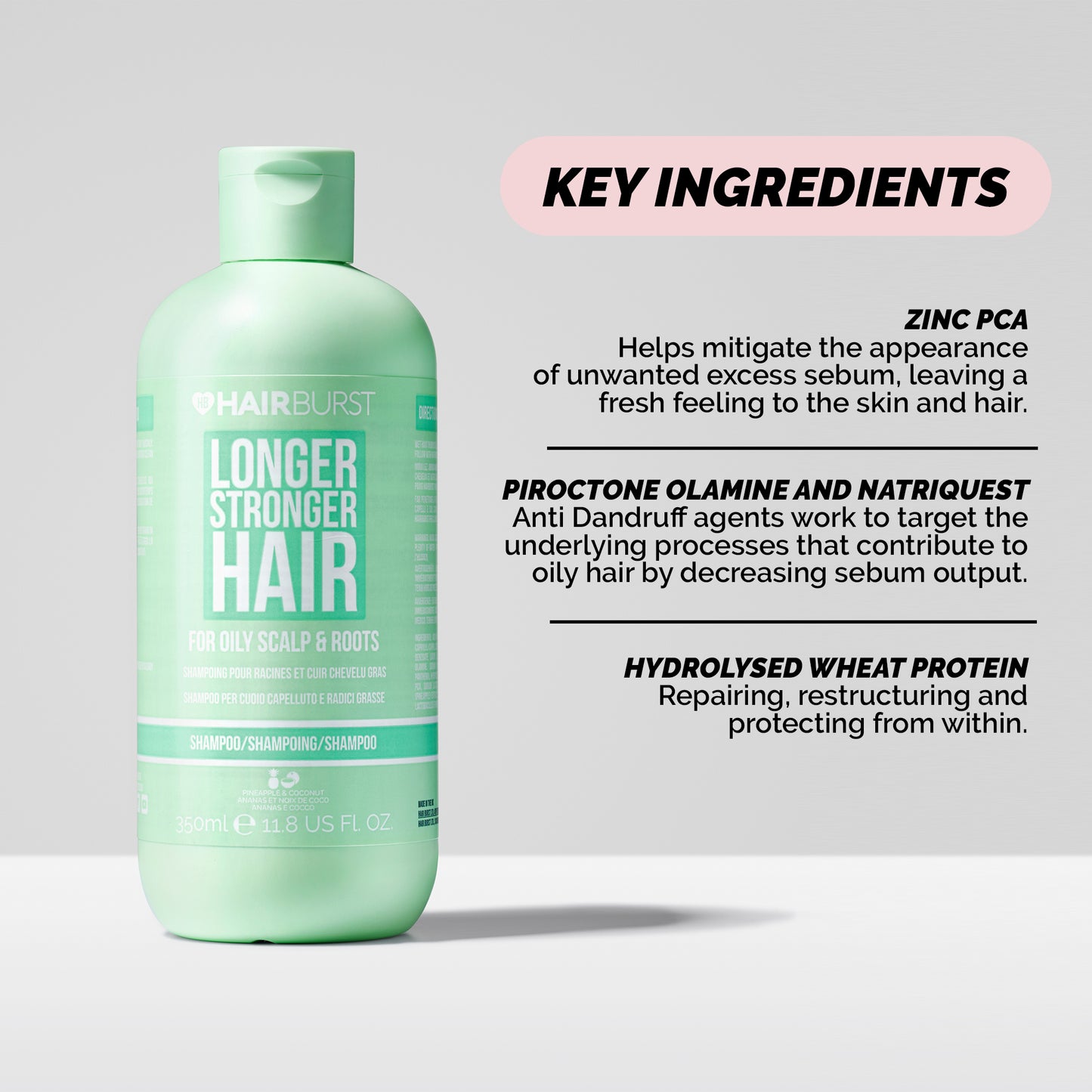 Hairburst Shampoo for Oily Scalp and Roots 350ml